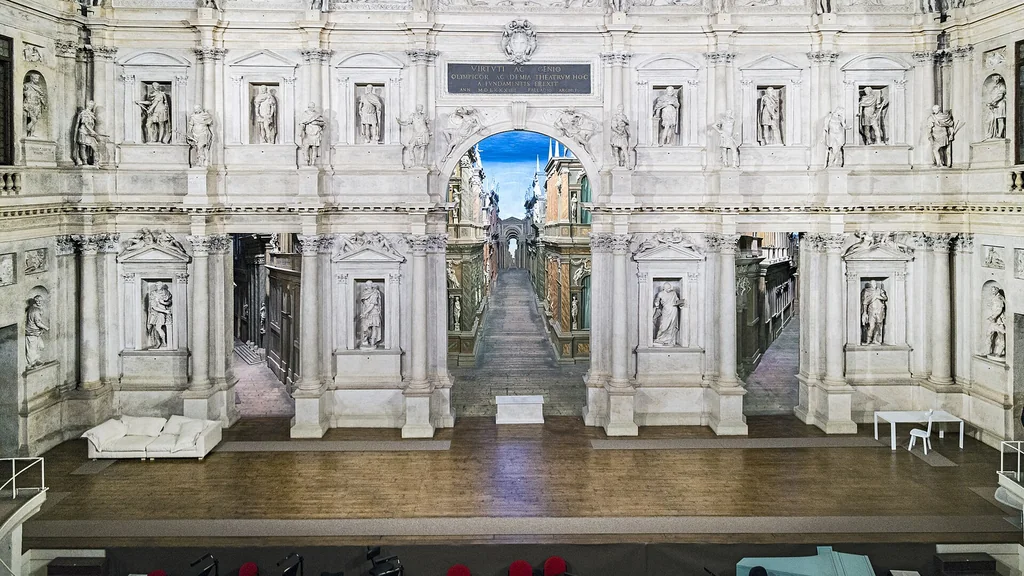 Interno del Teatro Olimpico di Vicenza