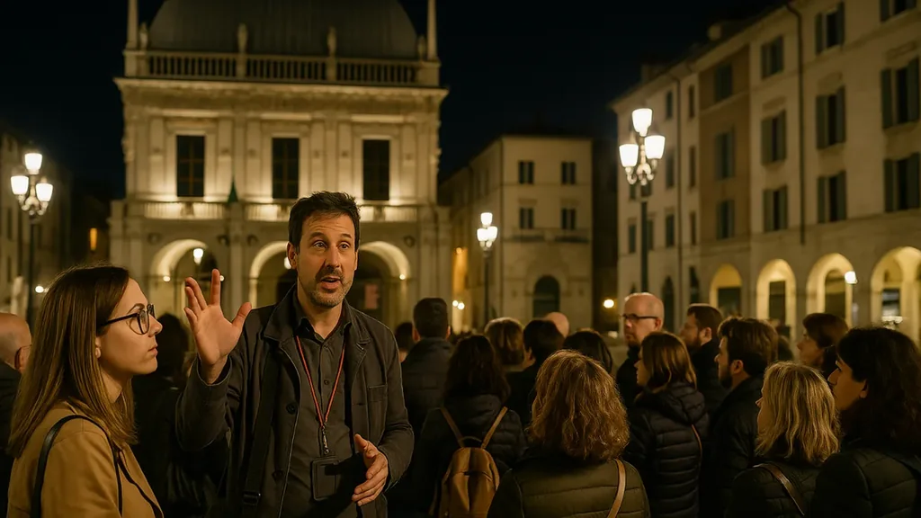 Piazza dei Signori a Vicenza con la Basilica Palladiana