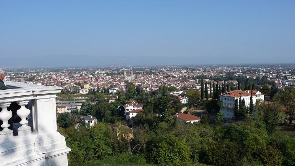 Panorama di Vicenza visto da Monte Berico