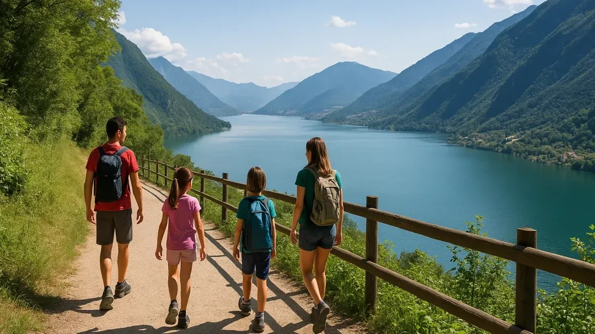 Percorso a piedi adatto alle famiglie: come valutare fondo, lunghezza e soste