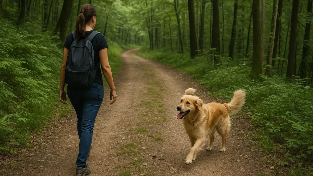 Passeggiare nella natura con il cane: come scegliere un percorso comodo per entrambi
