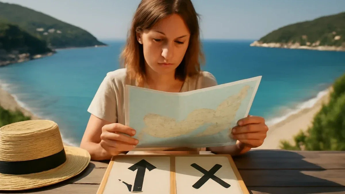 Sentiero con pendenze leggere: come leggere il dislivello sulla mappa