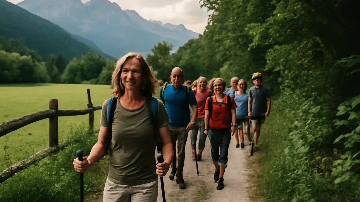 Nordic Walking in gruppo: come mantenere una distanza adeguata