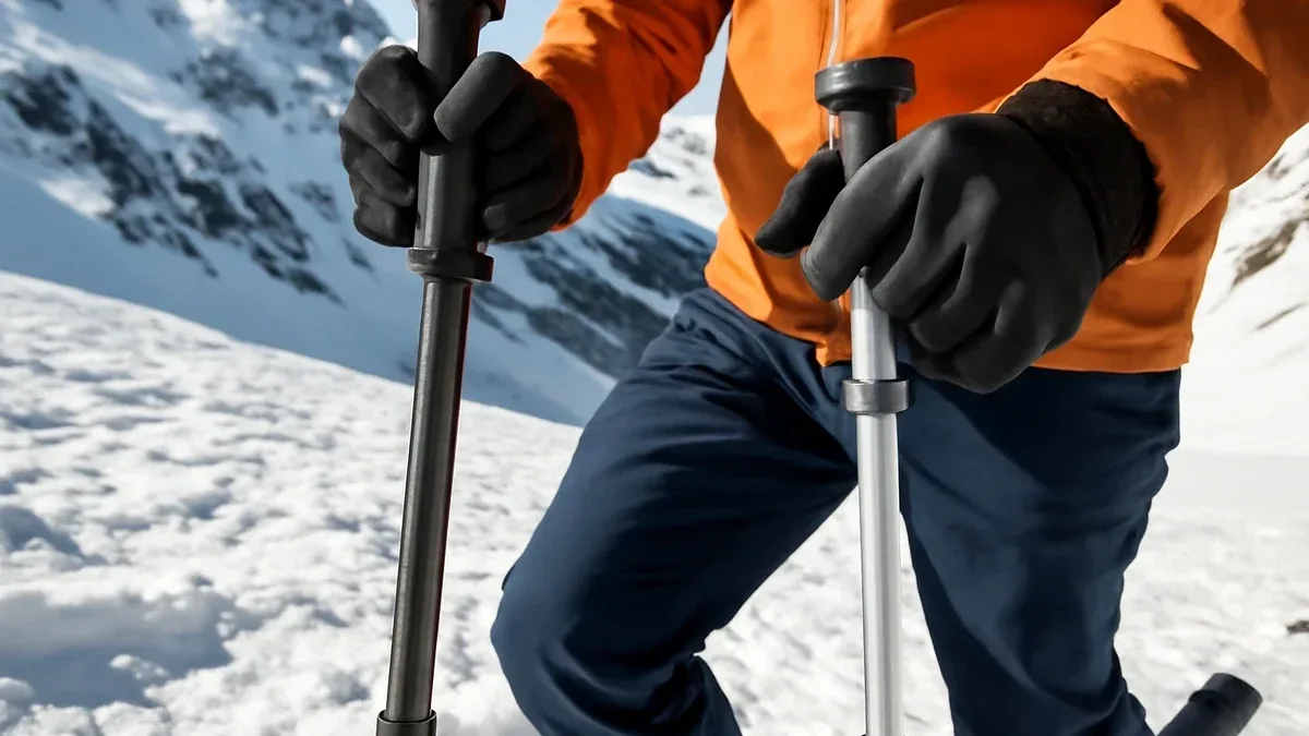 Guanti sottili per Nordic Walking: come verificare la presa